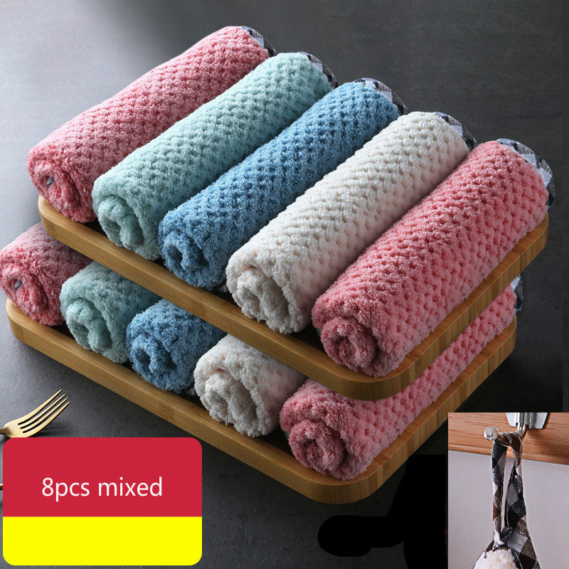 Household cleaning dishcloth